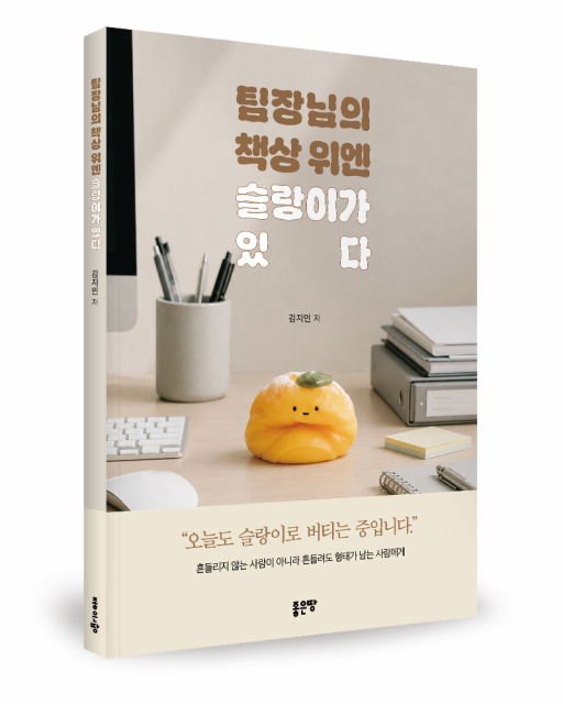 팀장님의 책상 위엔 슬랑이가 있다 표지